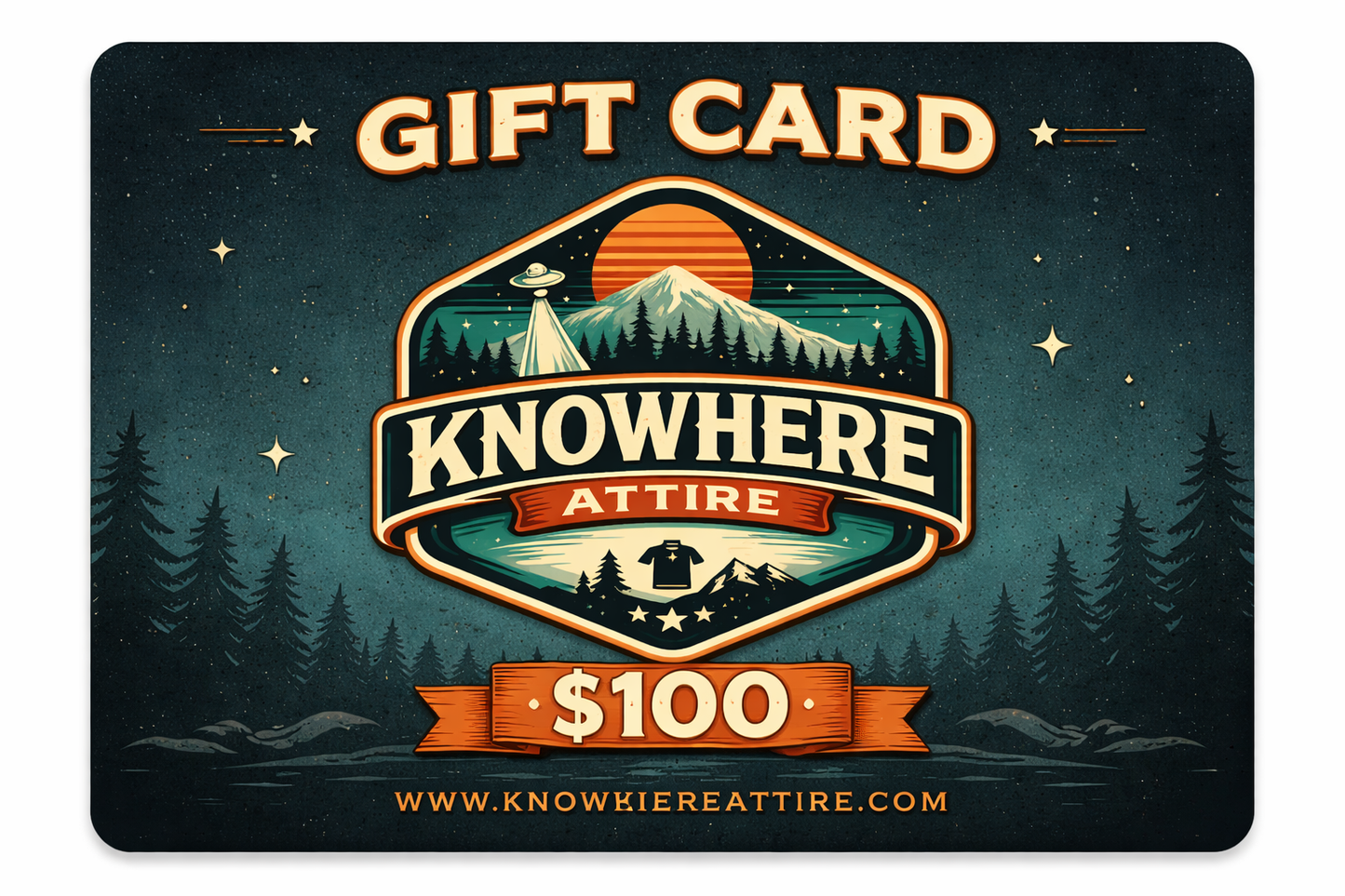 KNOWHERE ATTIRE gift card