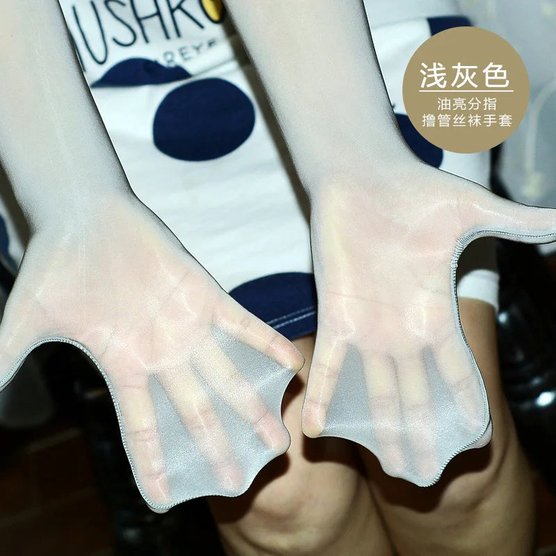 Knowhere DJ Lace Thin Breathable Long Gloves (T313)