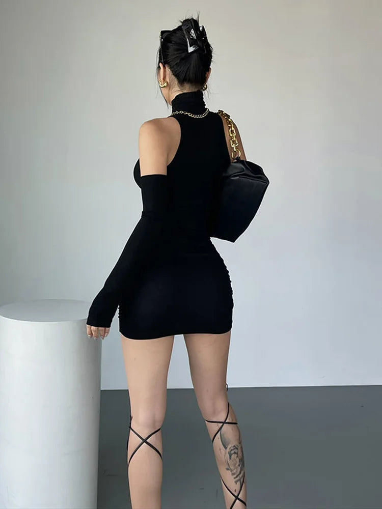Knowhere JYZ Hip Wrap Mini Dress