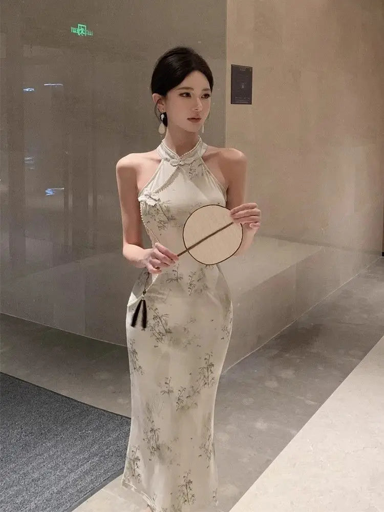 Slim Fit Cheongsam Hip Skirt