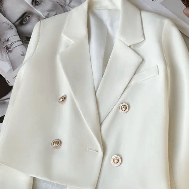 Knowhere RSK Cropped Slim Fit Blazer (WJX66)