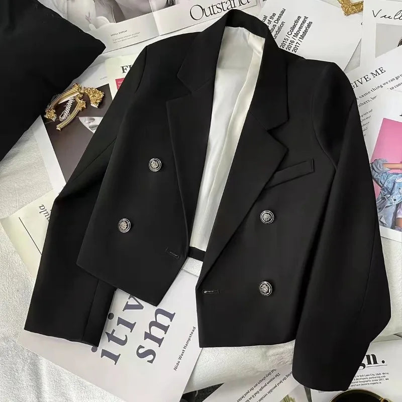 Knowhere RSK Cropped Slim Fit Blazer (WJX66)