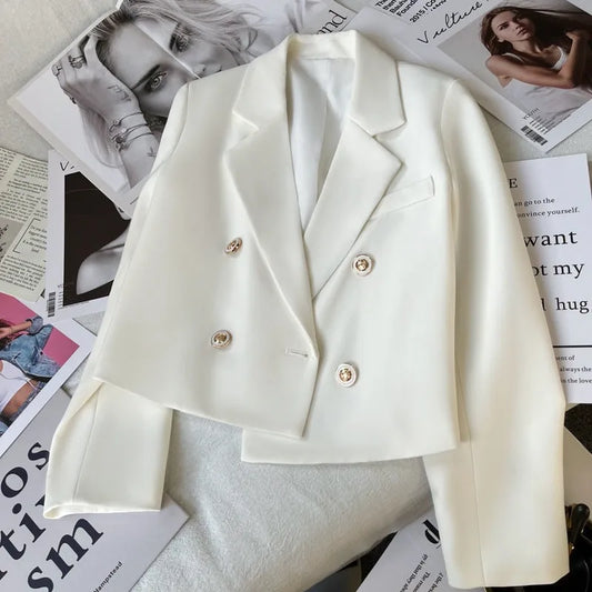 Knowhere RSK Cropped Slim Fit Blazer (WJX66)