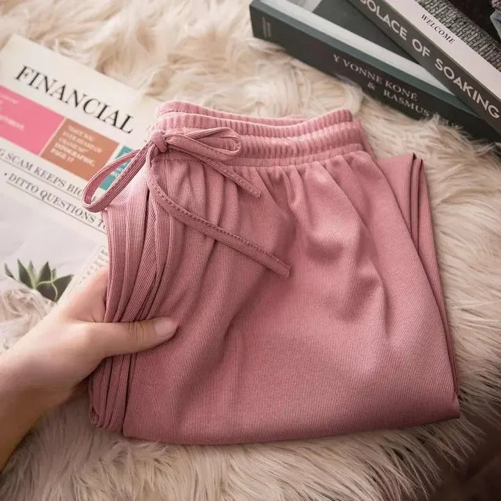 Knowhere Soft Silk Wide Leg Pants