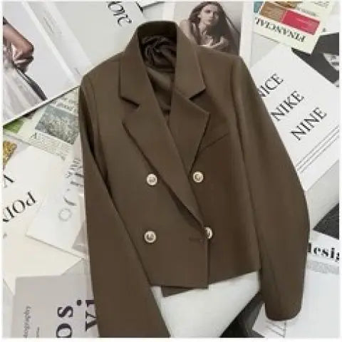 Knowhere RSK Cropped Slim Fit Blazer (WJX66)