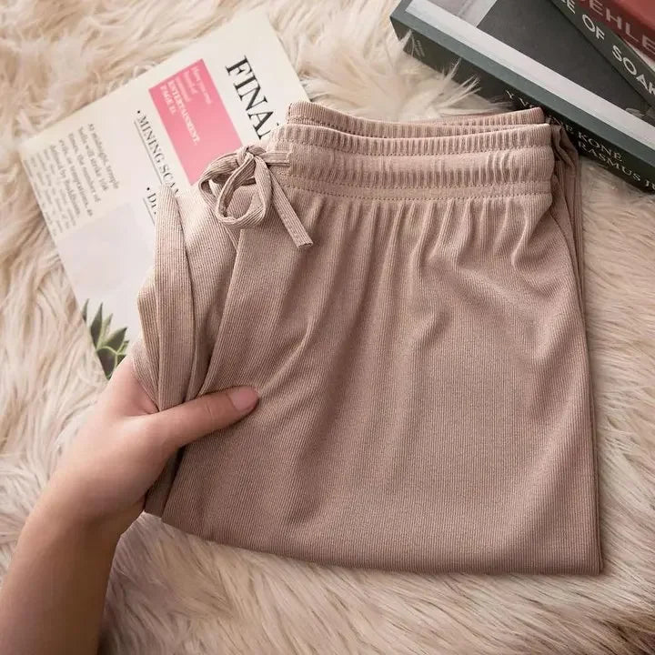 Knowhere Soft Silk Wide Leg Pants